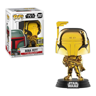 Funko Pop Star Wars: Boba Fett Gold Chrome - Galactic Convention Exclusive (297)