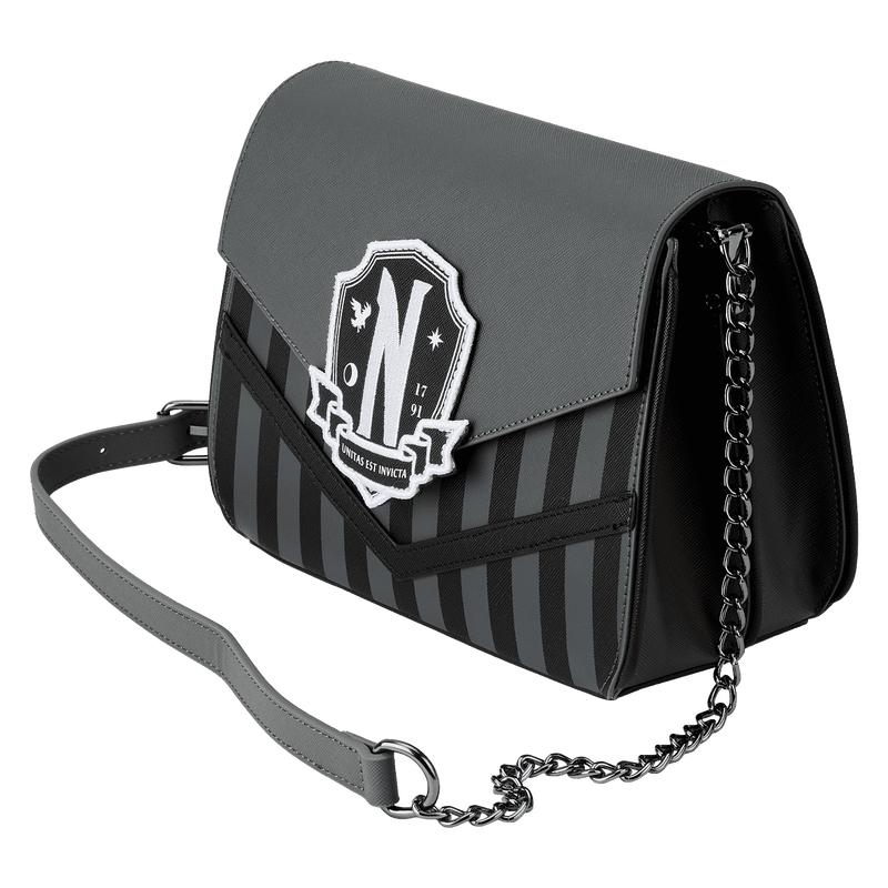 Loungefly Wednesday Addams: Nevermore Crossbody Bag
