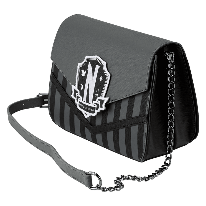 Loungefly Wednesday Addams: Nevermore Crossbody Bag