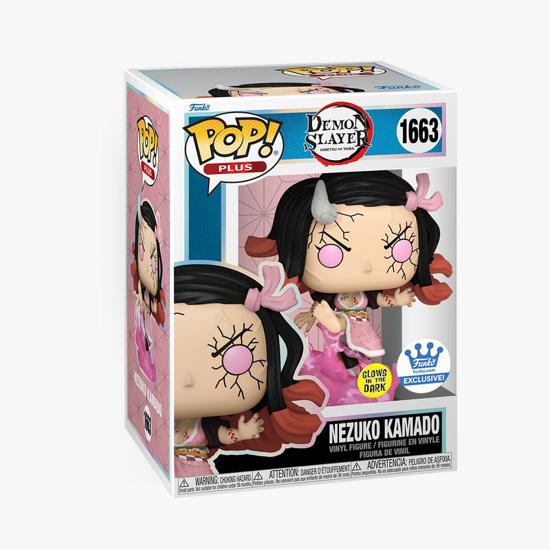 Funko Pop Plus Demon Slayer: Nezuko Kamado Glows in the dark - Funkoshop Exclusive (1663)