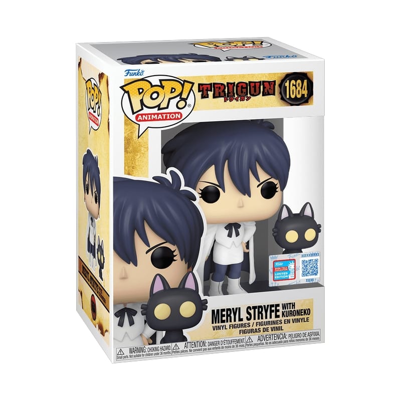 PREVENTA Funko Pop Trigun: Meryl Stryfe with Kuroneko -NYCC 2024 Exclusive (1684)