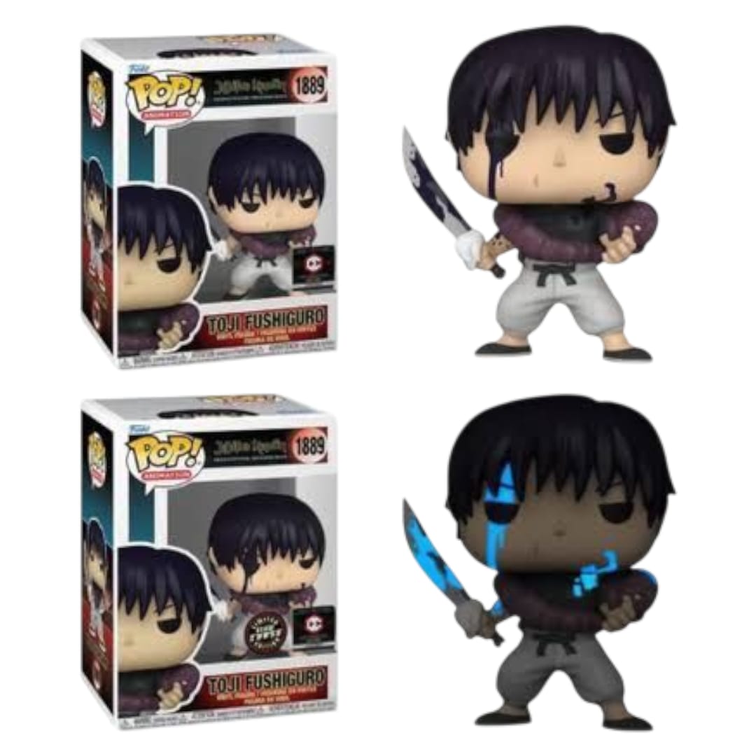 Funko Pop Jujutsu Kaisen: Bundle Toji Fushiguro w/Chase - Chalice Exclusive (1889)