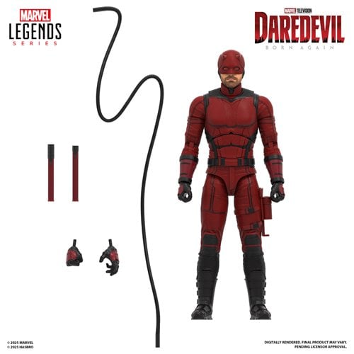 Marvel Legends Daredevil: Figura Accion 6 Pulgadas Daredevil