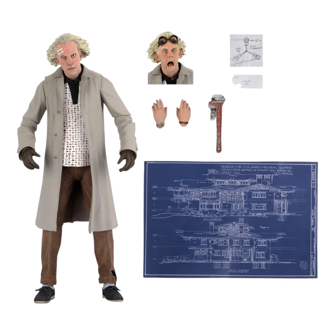 NECA Back to The Future Ultimate: Doc Brown Action Figure