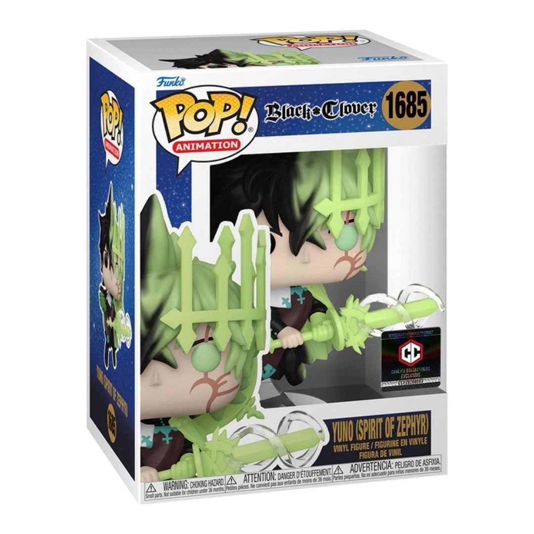 Funko Pop Black Clover: Yuno Spirit of Zephyr - Chalice Exclusive (1685)