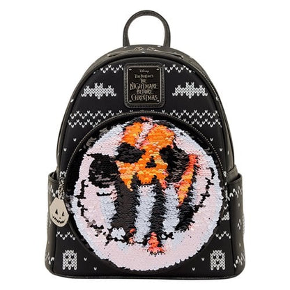 Loungefly The Nightmare Before Christmas Jack Skellington Reversible Sequin Mini-Backpack