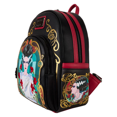Loungefly Universal Monsters Bride of Frankenstein Stained Glass Mini-Backpack