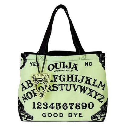 Loungefly Ouija Board Oversize Glow-in-the-Dark Canvas Tote Bag