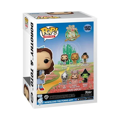 Funko Pop The Wizard of Oz 85th Anniversary: Dorothy and Toto (1502)