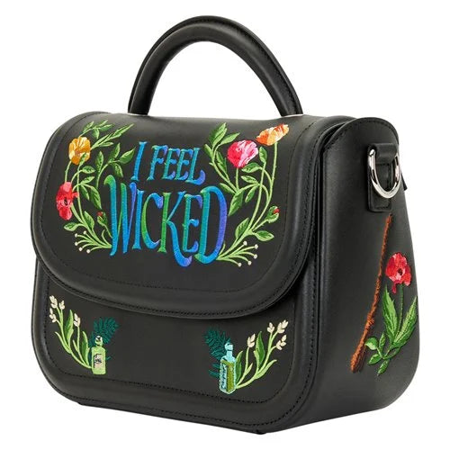 Loungefly Wicked: For Good Floral Crossbody Bag