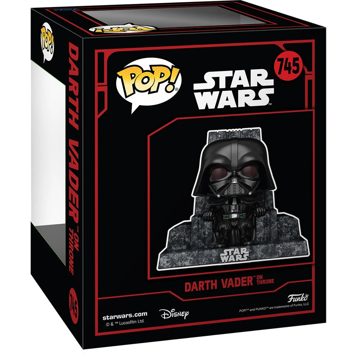 Funko Pop Deluxe Star Wars Dark Side: Darth Vader on Throne (745)