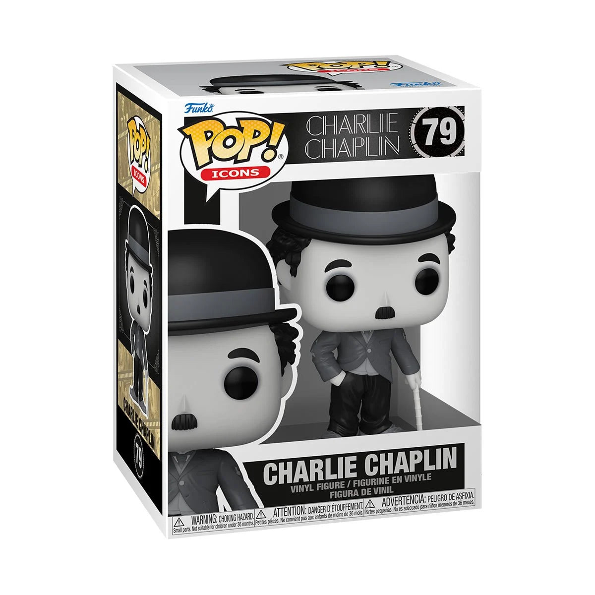 PREVENTA Funko Pop Icons: Charlie Chaplin (79)