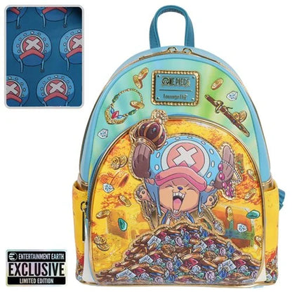 Loungefly One Piece: Tony Tony Chopper Treasure Mini-Backpack - Entertainment Earth Exclusive