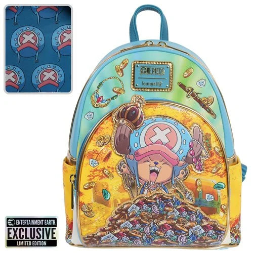Loungefly One Piece: Tony Tony Chopper Treasure Mini-Backpack - Entertainment Earth Exclusive