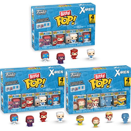 PREVENTA Funko Pop Bitty 4-pack X-men Bundle
