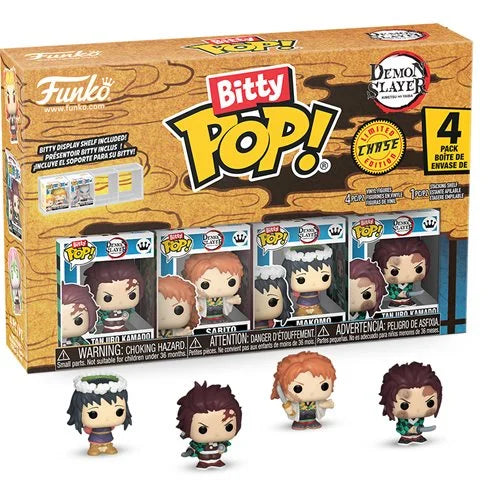 PREVENTA Funko Bitty Pop 4-Pack Demon Slayer: Tanjiro - Specialty Series