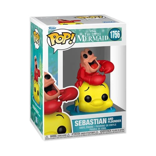 PREVENTA Funko Pop The Little Mermaid: Sebastian and Flounder (1756)