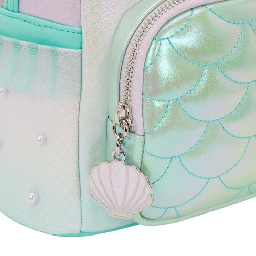 Loungefly The Little Mermaid Iridescent Pearl Mini-Backpack