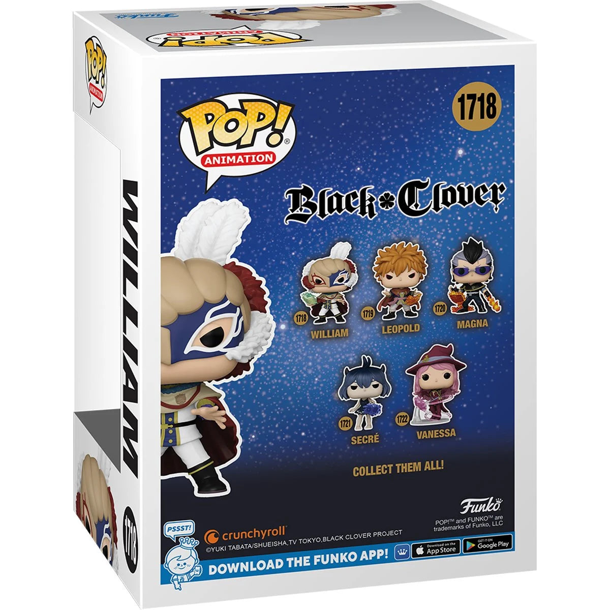 Funko Pop Black Clover: William (1718)