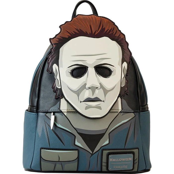 PREVENTA Loungefly Halloween Michael Myers Cosplay Glow-in-the-Dark Mini-Backpack