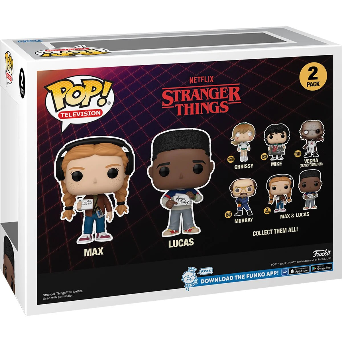 Funko Pop Stranger Things: Max & Lucas (2 Pack)