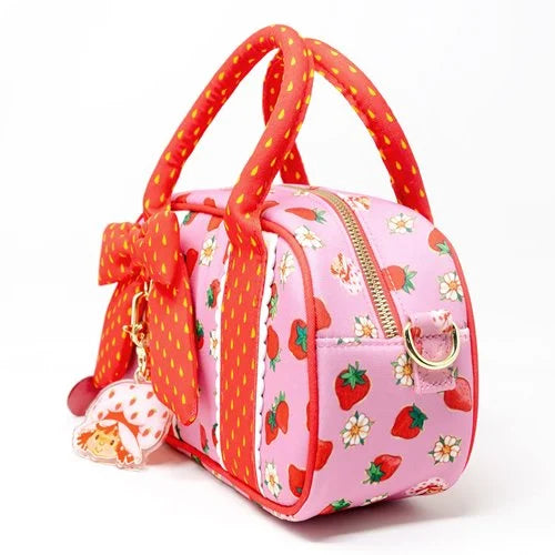 Whatever! Strawberry Shortcake Duffelette Crossbody Bag with Acrylic Charm