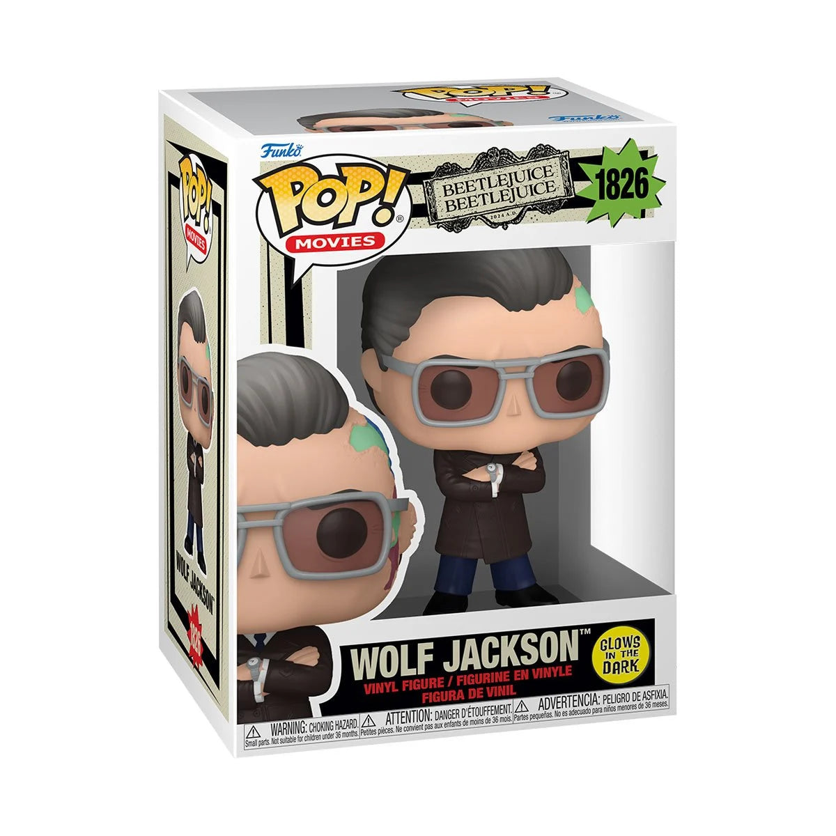Funko Pop Beetlejuice 2: Wolf Jackson Glows-in-the-Dark (1826)