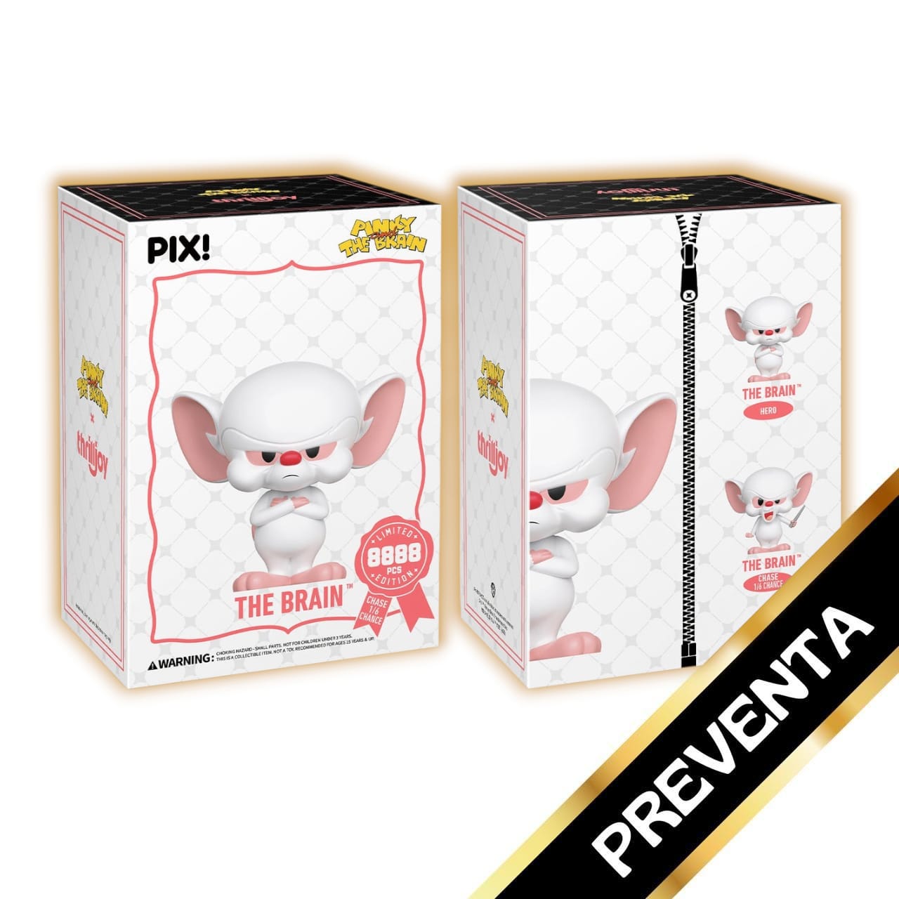 PREVENTA ThrillJoy PIX! Pinky And The Brain: The Brain Grumpy