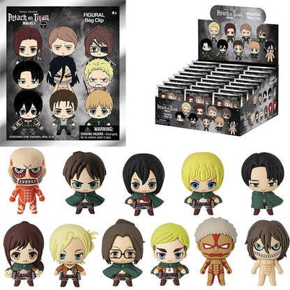 Monogram Foam Bag Clip: Attack on Titan