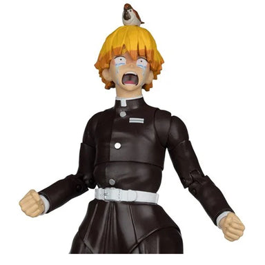McFarlane Demon Slayer: Zenitsu Agatsuma with Chuntaro 7-Inch Scale Action Figure