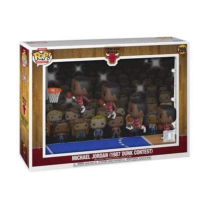Funko Pop Moment Deluxe NBA Chicago Bulls: Michael Jordan 1987 Slam Dunk Contest (209)