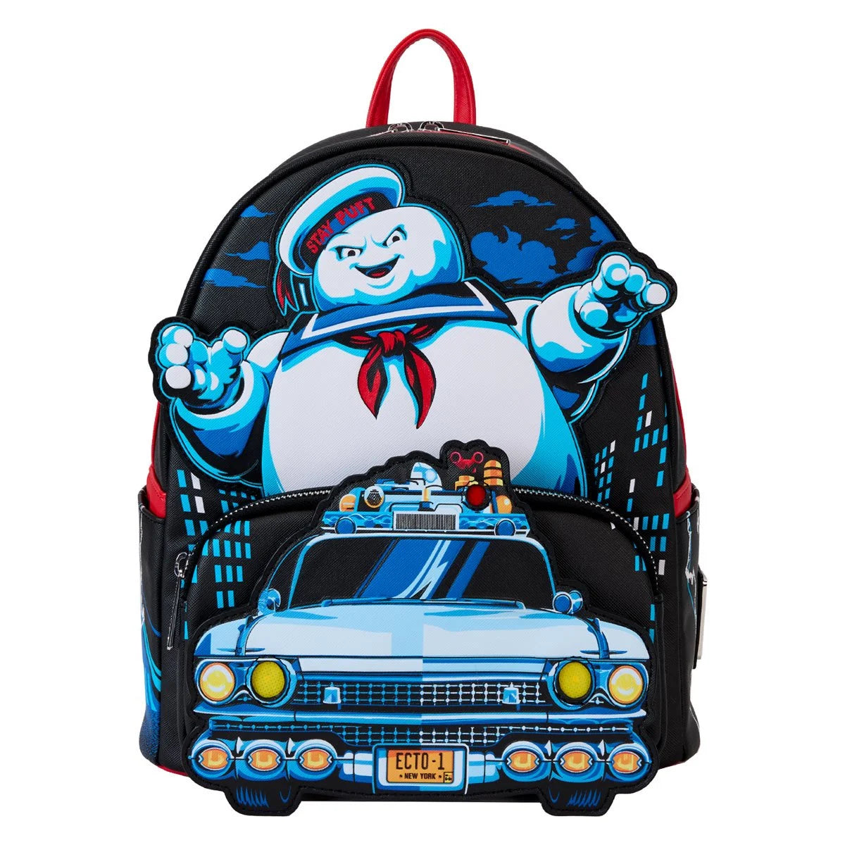 Loungefly Ghostbusters Stay Puft Marshmallow Man Chase Mini-Backpack