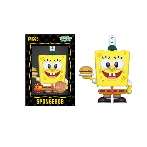 Thrilljoy PIX! SpongeBob SquarePants: SpongeBob SquarePants with Krabby Patty Pix! - Convention 2026 Exclusive