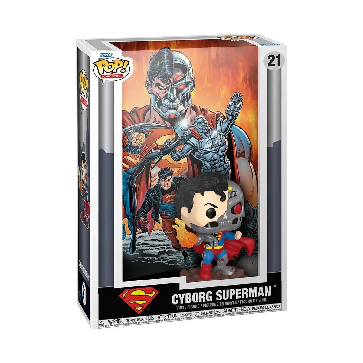 Funko Pop Comic Cover DC Comics: Cyborg Superman (21)