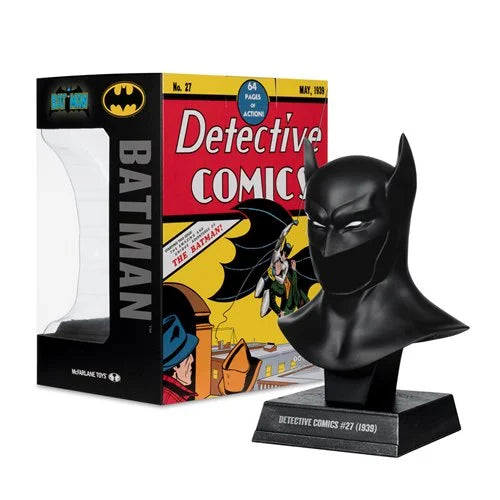 PREVENTA McFarlane Toys DC Direct Batman Detective Comics #27 1st Appearance Cowl Prop Replica 1:3 Scale