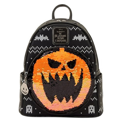 Loungefly The Nightmare Before Christmas Jack Skellington Reversible Sequin Mini-Backpack