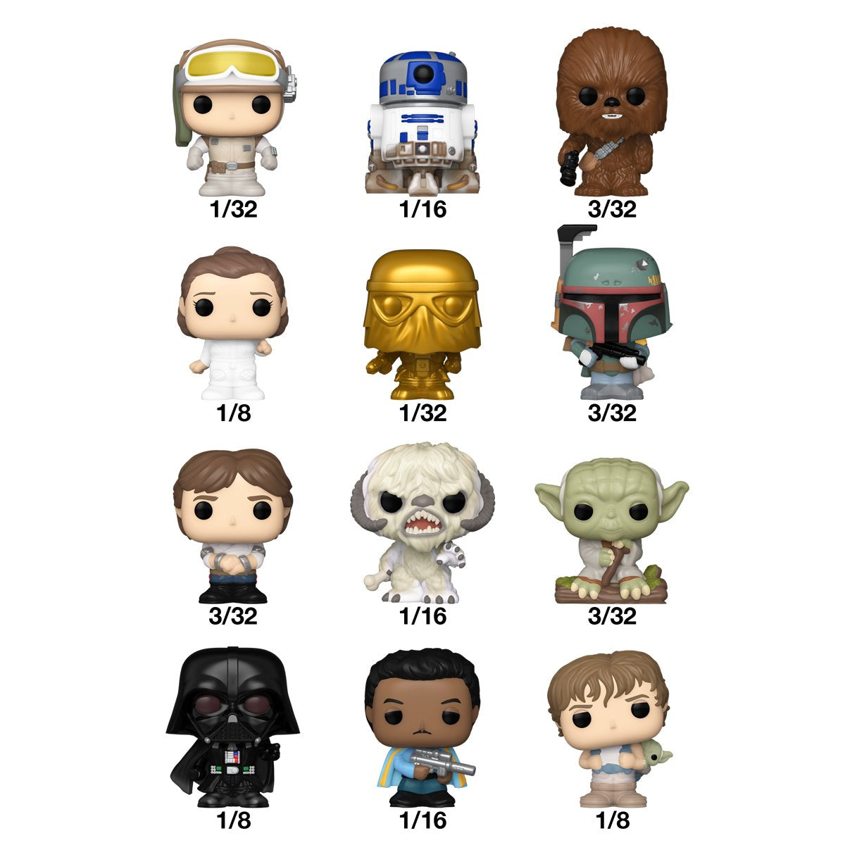 Funko Bitty Pop Star Wars Wave 2 Individual Sorpresa
