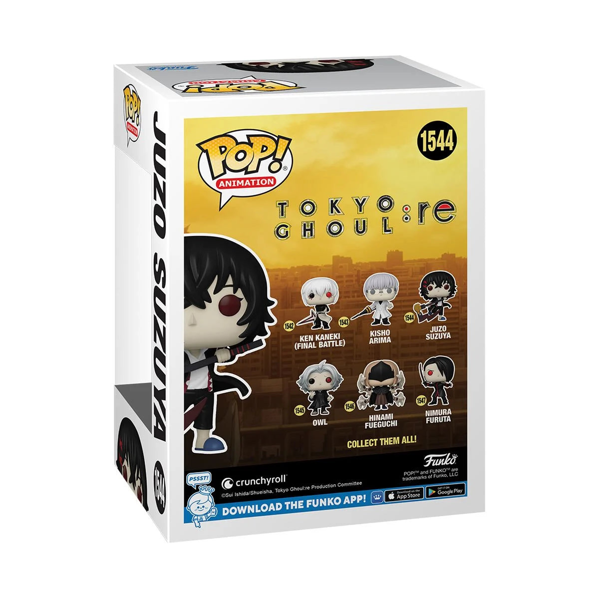 Funko Pop Tokyo Ghoul:re: Juzo Suzuya (1544)