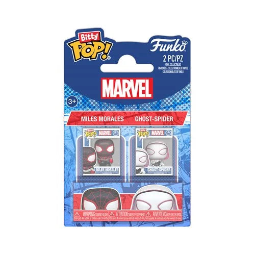 Funko Bitty Pop: Marvel Spider-Man - Miles Morales y Spder Gwen 2 Pack