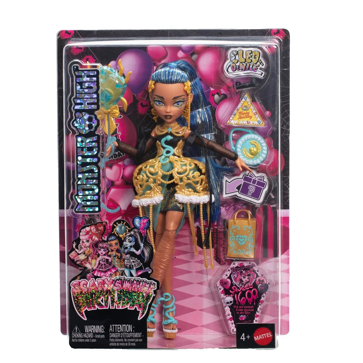 Mattel Monster High Scary Sweet Birthday Cleo De Nile — imagen 8