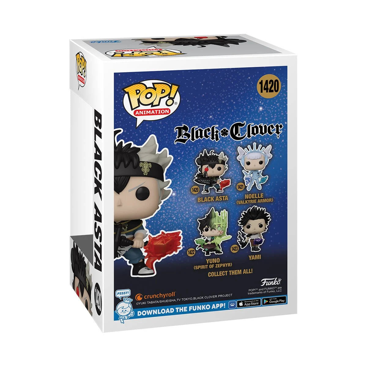 Funko Pop Black Clover: Black Asta (1420)