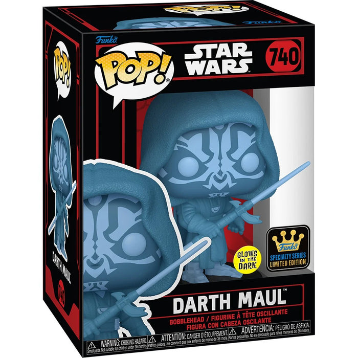 Funko Pop Star Wars: Darth Maul Glows in the Dark - Specialty Series (740)