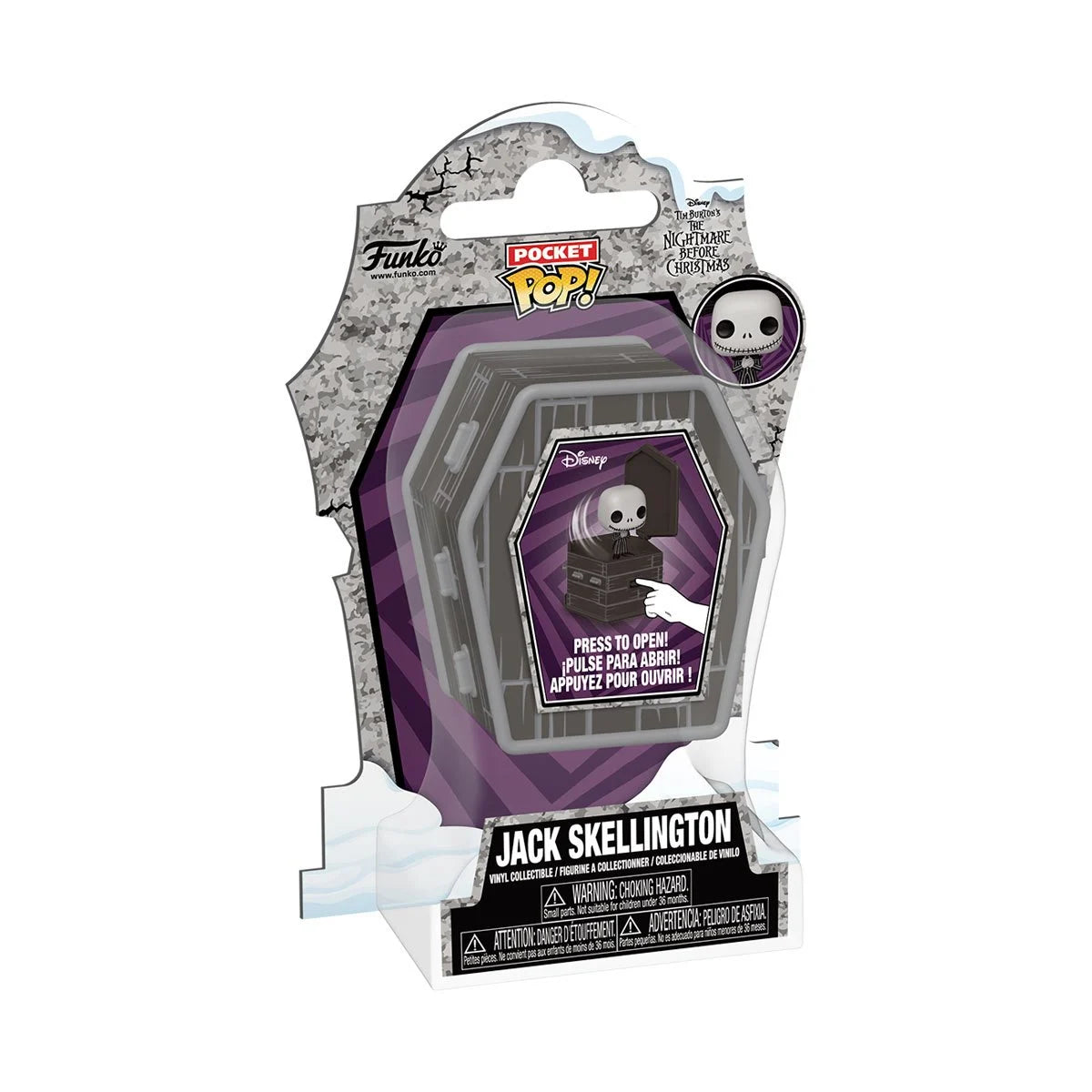 Funko Pop Pocket Popper Coffin The Nightmare Before Christmas: Jack Skellington