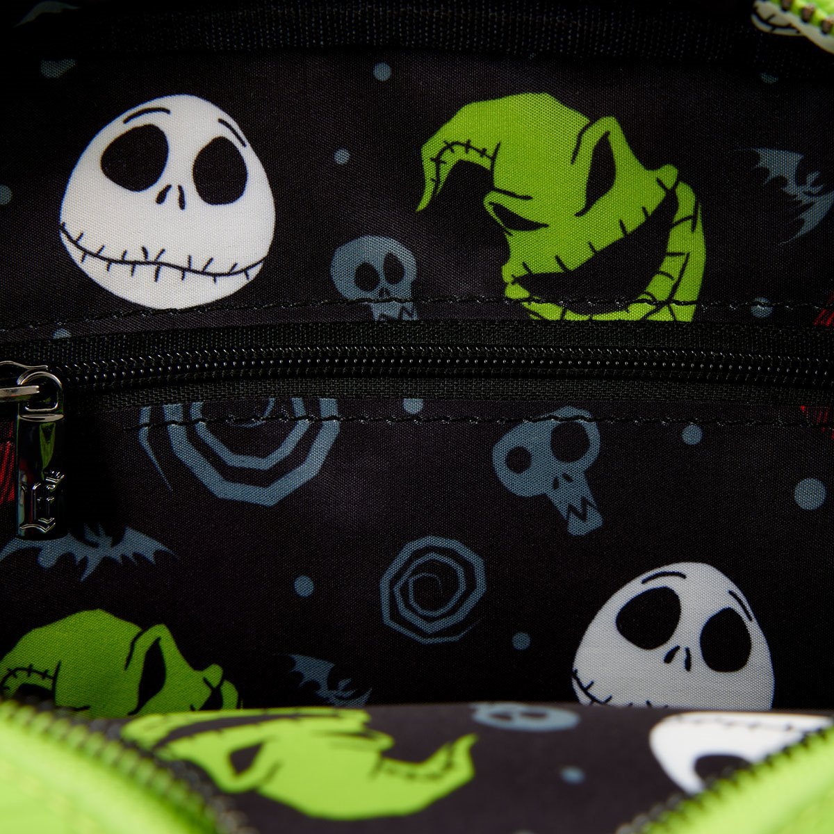 Loungefly The Nightmare Before Christmas Oogie Boogie Glow-in-the-Dark Crossbuddies Bag