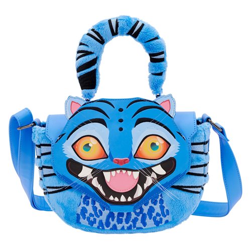 PREVENTA Loungefly K-Pop Demon Hunters Derpy GIow in the Dark Faux Fur Crossbody Bag
