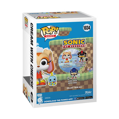 PREVENTA Funko Pop Sonic The Hedgehog: Cream with Cheese (1034)