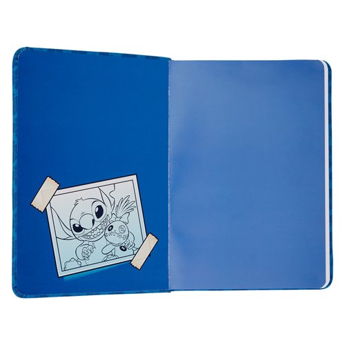 Loungefly Lilo and Stitch Holiday Refillable Stationery Journal