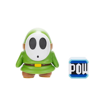 World of Nintendo Super Mario: Shy Guy with Pow block Action Figure