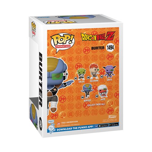 Funko Pop Dragon Ball Z: Burter Glows in the dark - EE Exclusive (1494)