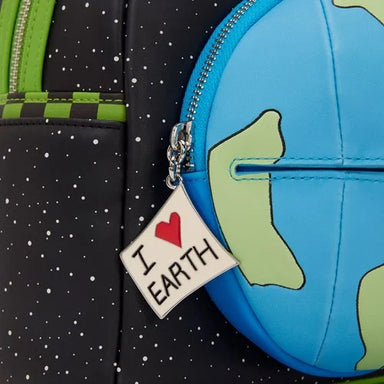Loungefly Invader Zim Gir Earth Glow-in-the-Dark Mini-Backpack